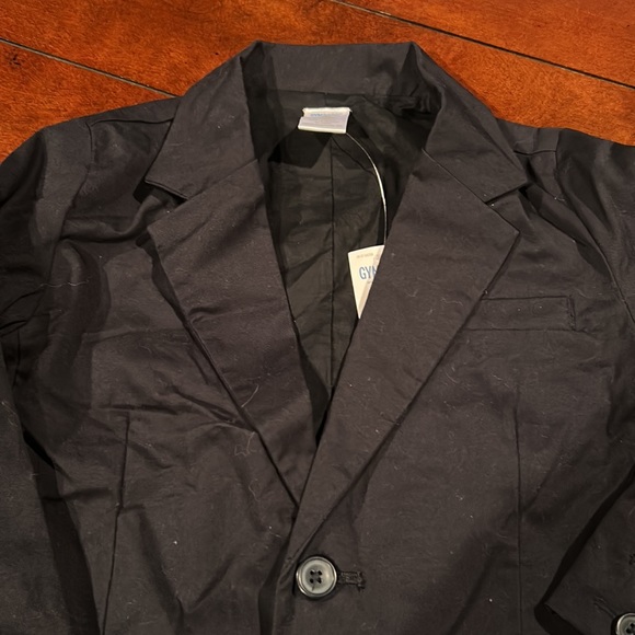 NWT Gymboree 2009 Easter Line Navy Blue 2 Button Blazer Flap Pockets XS - Picture 8 of 14